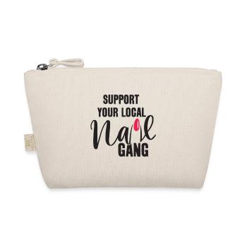 Support your local Nail Gang Nail Tech - Organic Pouch - nature - Front