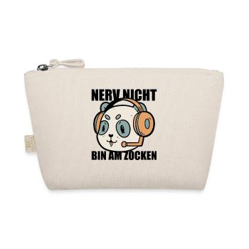 Nerv Nicht Bin Am Zocken Gamer Gaming Zocker Video - Bio-Täschchen - Natur - Vorne