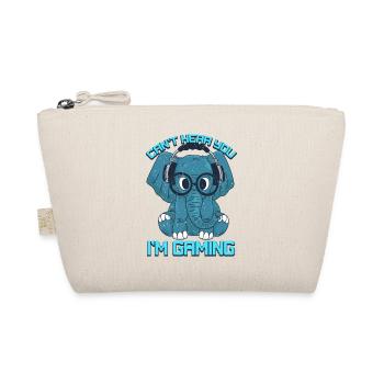 Can't Hear You I'm Gaming Gamer Video Game Player - Bio-Täschchen - Natur - Vorne