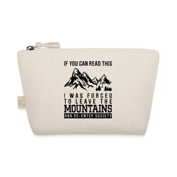 Mountain hiking Outdoor campers Hiking Nature lovers - Organic Pouch - nature - Front