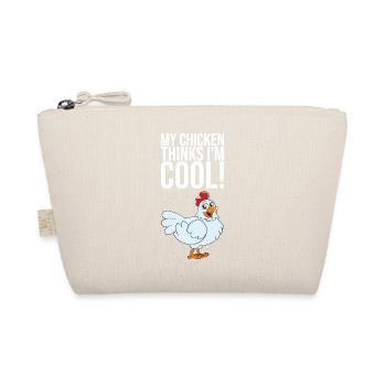 My Chicken Thinks Im Cool - Organic Pouch - nature - Front