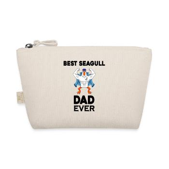 Daddy Daddy North Sea Best Seagull Dad - Organic Pouch - nature - Front