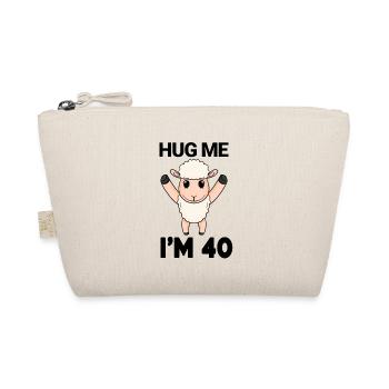 40 birthday - 40 years - hug - Organic Pouch - nature - Front