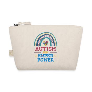Autism is My Superpower - Organic Pouch - nature - Front