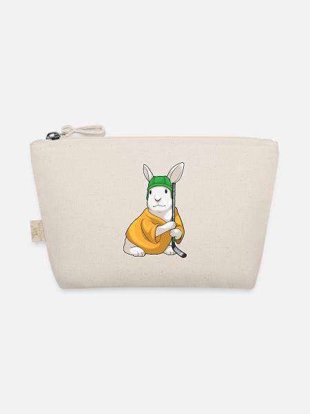 Hase Eishockey Eishockeyschläger - Bio-Täschchen - Natur