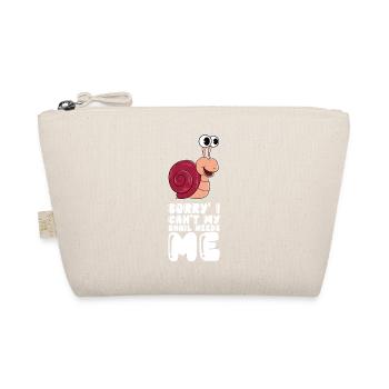 My snail needs me - Organic Pouch - nature - Front