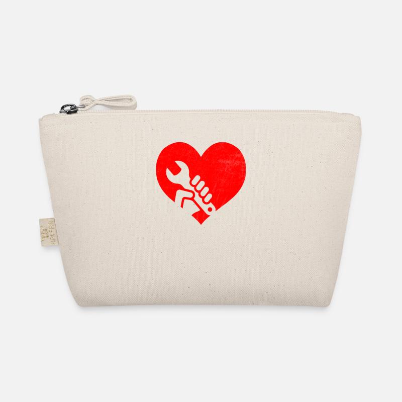 Cool Engineering Heart Funny Architect Engineer Organic Pouch