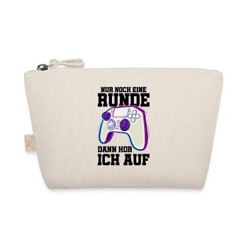 Nur Noch Eine Runde Dann Hör Ich auf Videospieler - Bio-Täschchen - Natur - Vorne