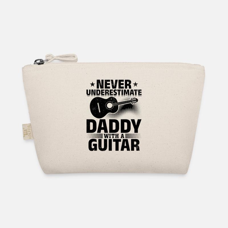 Never Underestimate Daddy With A Guitar - Guitaris Bio-Täschchen