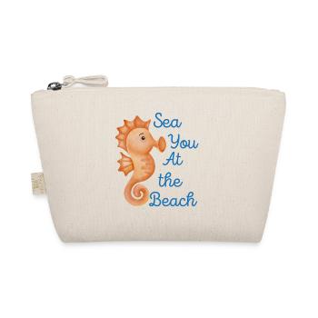 Sea you at the Beach - Beach Lovers Gift Idea - Bio-Täschchen - Natur - Vorne