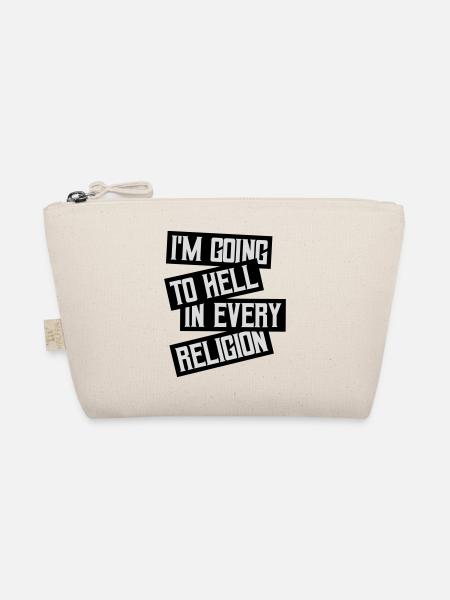 in going to hell - Organic Pouch - nature - Front