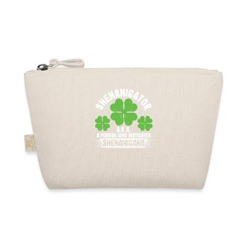 Shenanigator aka A person who wears Shenanigans - Organic Pouch - nature - Front