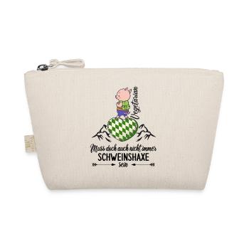 vegetarian organic vegetarian alpine veganlife alps - Organic Pouch - nature - Front