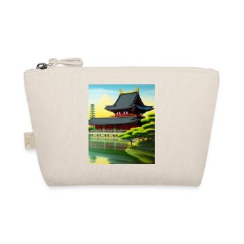 Haruno Illustration du temple japonais Japon - Trousse biologique - nature - Devant