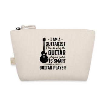I Am A Guitarist I Love To Play The Guitar - Guita - Organic Pouch - nature - Front