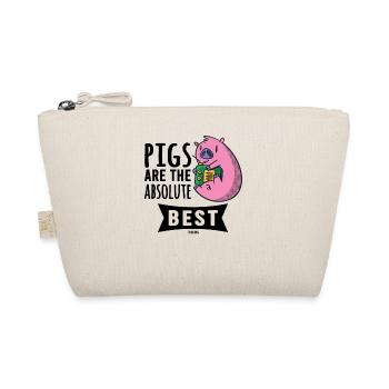 Pigs Are The Absolute Best - Bio-Täschchen - Natur - Vorne
