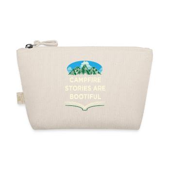 Campfire stories are beautiful Camping Positivi - Organic Pouch - nature - Front