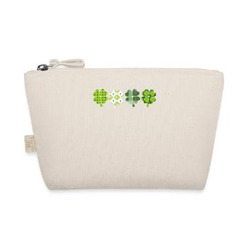 Vert damier Léopard Trèfle Mignon St Patrick - Trousse biologique - nature - Devant