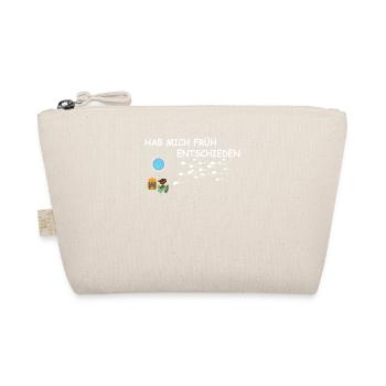 Hiking Accessories Wanderer Motif - Organic Pouch - nature - Front