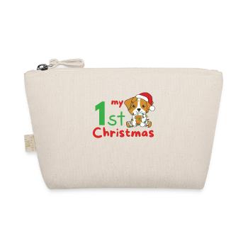 Jack Russell Christmas Dogs mon 1er Noël - Trousse biologique - nature - Devant