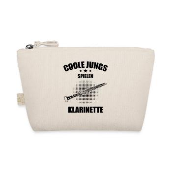 Klarinette Klarinettenspieler Klarinettist - Bio-Täschchen - Natur - Vorne