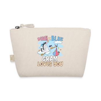 Gramme rose ou bleu t’aime le meilleur grand-mère de tous les temps - Trousse biologique - nature - Devant