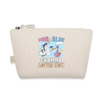 Rose ou bleu Gramma t’aime le meilleur grand-mère de tous les temps - Trousse biologique - nature - Devant
