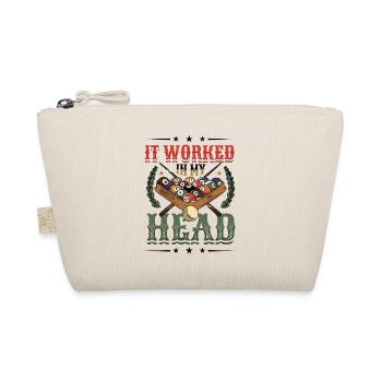 It worked in my head, pool billiards - Organic Pouch - nature - Front