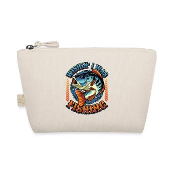 I wish I fished - Organic Pouch - nature - Front