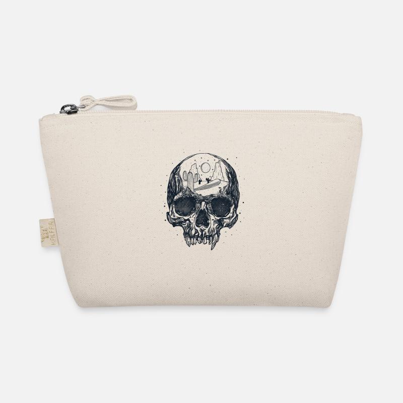 Space Skull Desert Esoteric Cosmos Organic Pouch