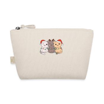 Chat Noël Animaux Chats mignons - Trousse biologique - nature - Devant