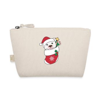 Polar bear Christmas Snow Winter Animals Polar bears - Organic Pouch - nature - Front