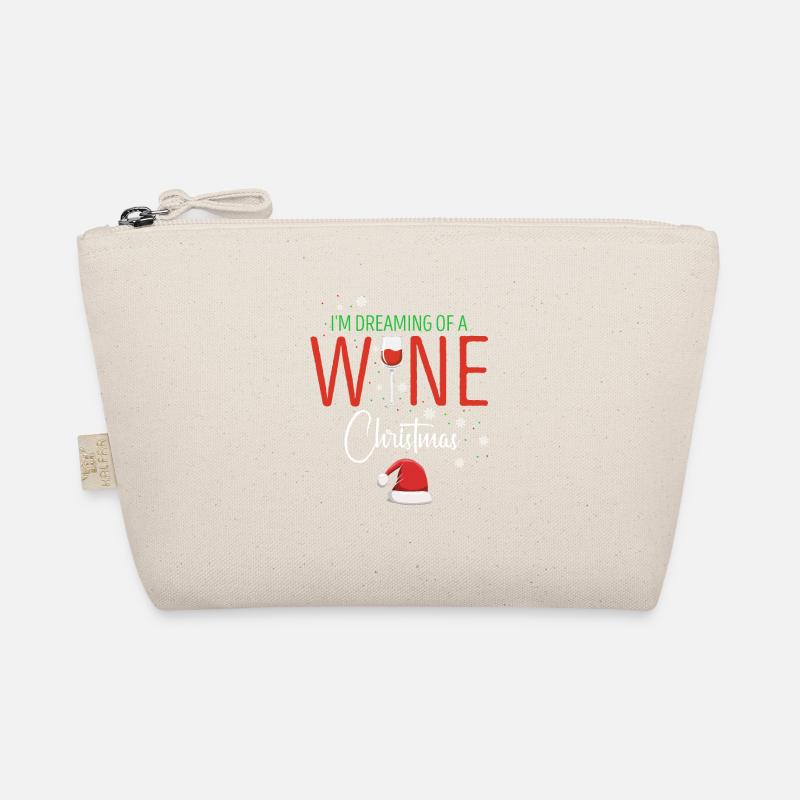 Je rêve d’un vin de Noël rétro drôle Trousse biologique