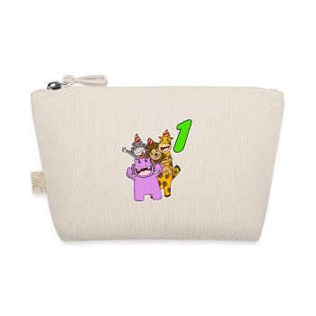 1 year old - Enrollment - Animals motif - Winner - Organic Pouch - nature - Front