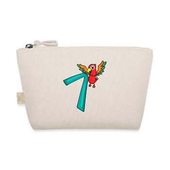 7 years old - 7 birthday with animal motif - Organic Pouch - nature - Front
