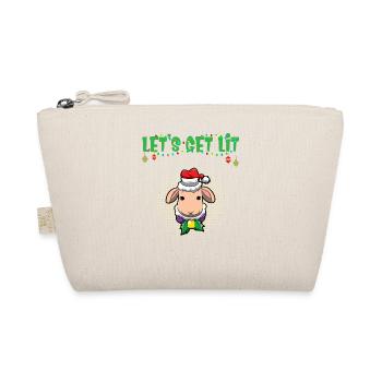 Let’s Get Lit Fête de Noël de la saison de l’Avent X-Mas - Trousse biologique - nature - Devant