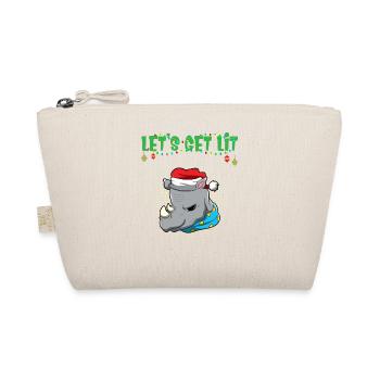 Let’s Get Lit Fête de Noël de la saison de l’Avent X-Mas - Trousse biologique - nature - Devant