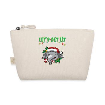 Let's Get Lit Advent Season Christmas Party X-Mas - Organic Pouch - nature - Front