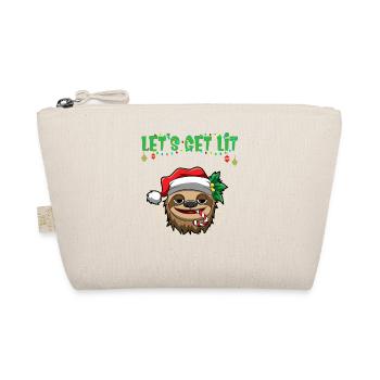 Let's Get Lit Advent Season Christmas Party X-Mas - Organic Pouch - nature - Front