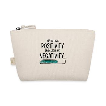 Installing Optimistic People Happiness Positive - Organic Pouch - nature - Front