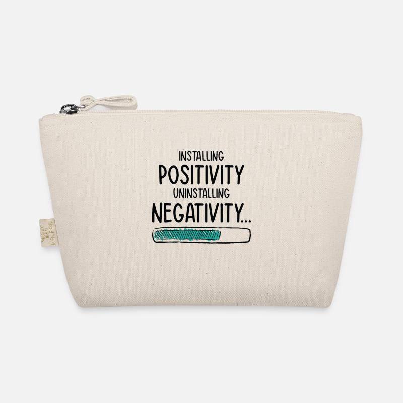Installing Optimistic People Happiness Positive Organic Pouch