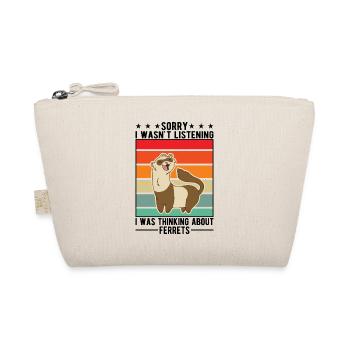Ferret lover Ferret Gift - Organic Pouch - nature - Front