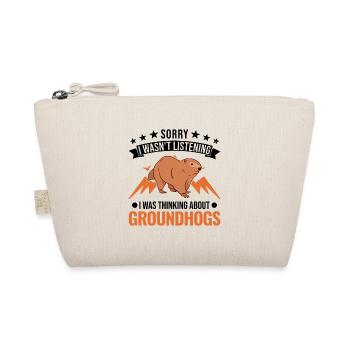 Marmot Groundhog Day Forest Marmot - Organic Pouch - nature - Front