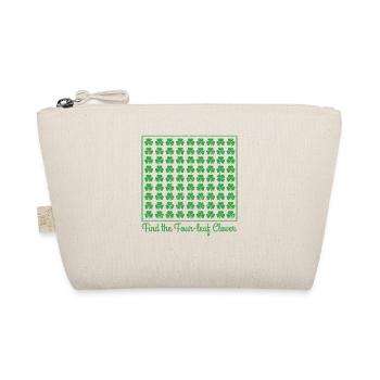 Find the four-leaf clover puzzle St - Organic Pouch - nature - Front