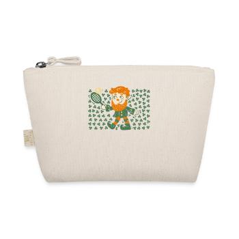 Leprechaun Joueur de tennis drôle St Patrick’s Day - Trousse biologique - nature - Devant