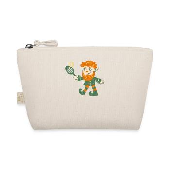 Leprechaun Joueur de tennis drôle St Patrick’s Day - Trousse biologique - nature - Devant
