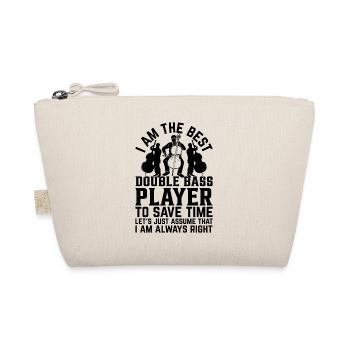 I Am The Best Double Bass Player - Double Bassist - Organic Pouch - nature - Front