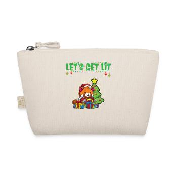 Let’s Get Lit Fête de Noël de la saison de l’Avent X-Mas - Trousse biologique - nature - Devant
