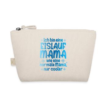 Ich Bin Eine Eislauf Mama Wie Eine Normale Mama Ei - Bio-Täschchen - Natur - Vorne