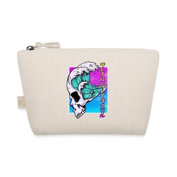 Skull Vaporwave Synthwave - Trousse biologique - nature - Devant